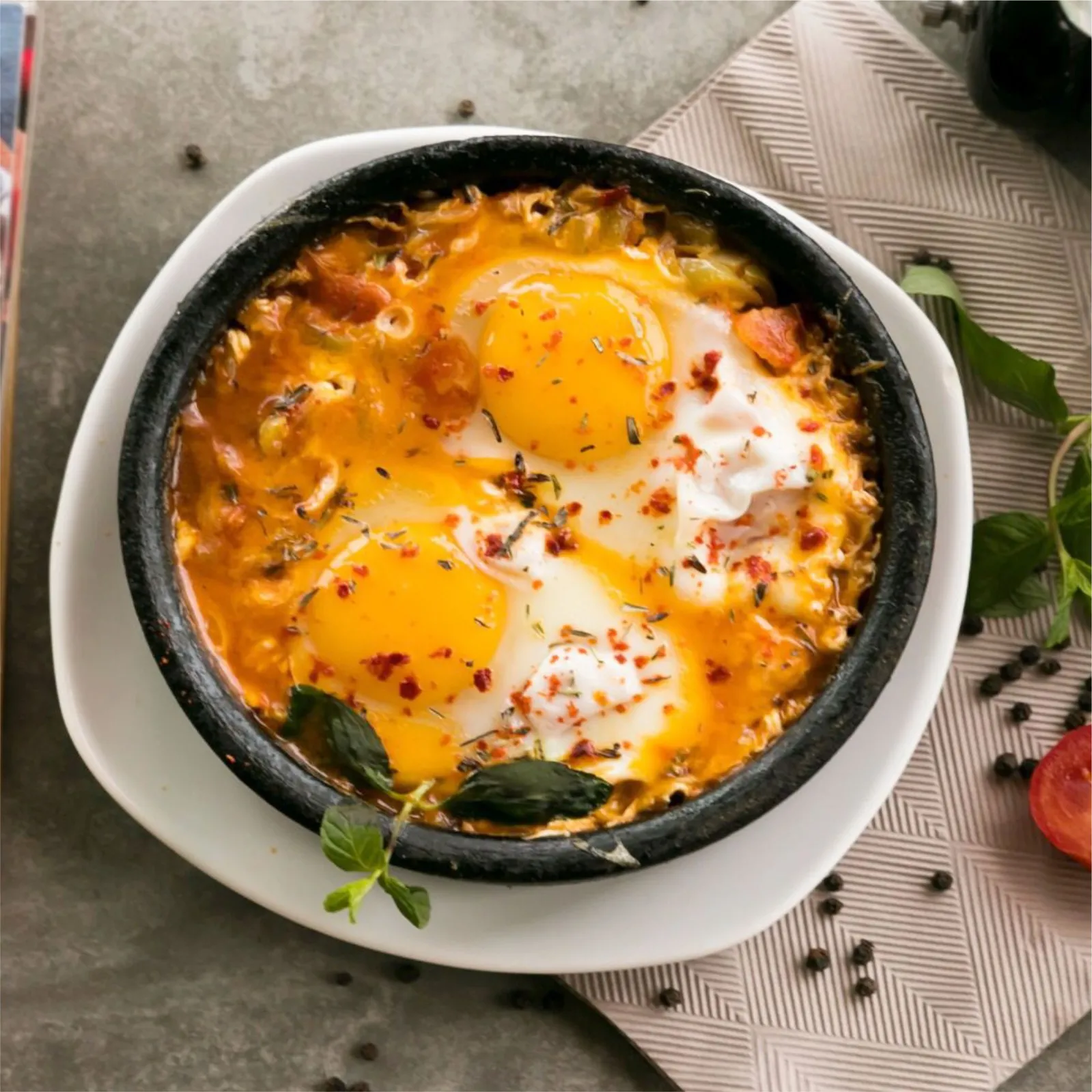 GÜVEÇTE SADE MENEMEN