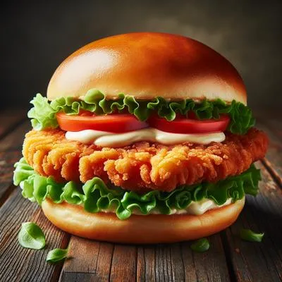 EV YAPIMI ÇITIR TAVUK  BURGER