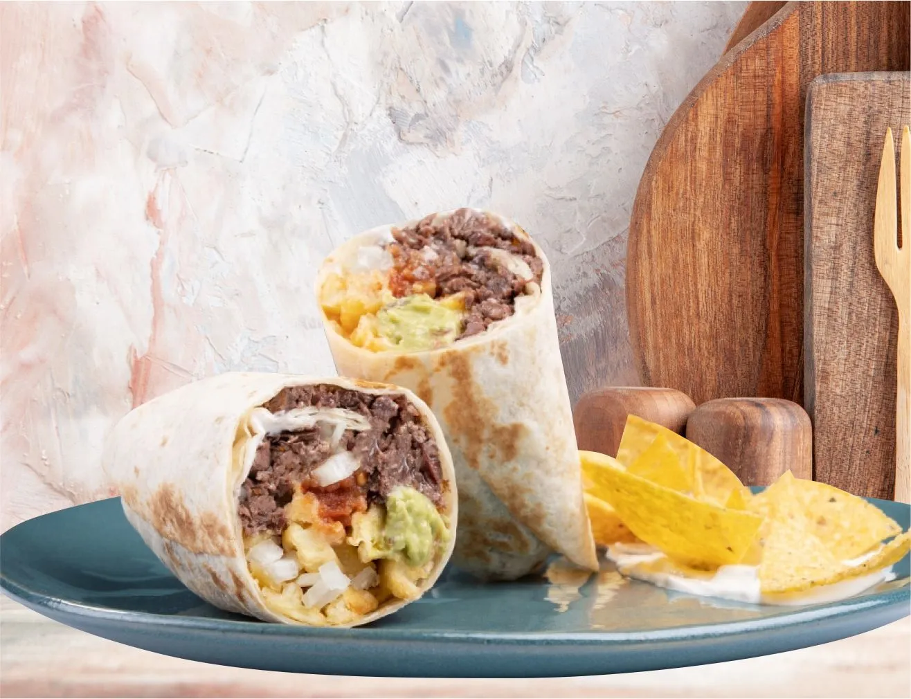TAVUKLU BURRITO