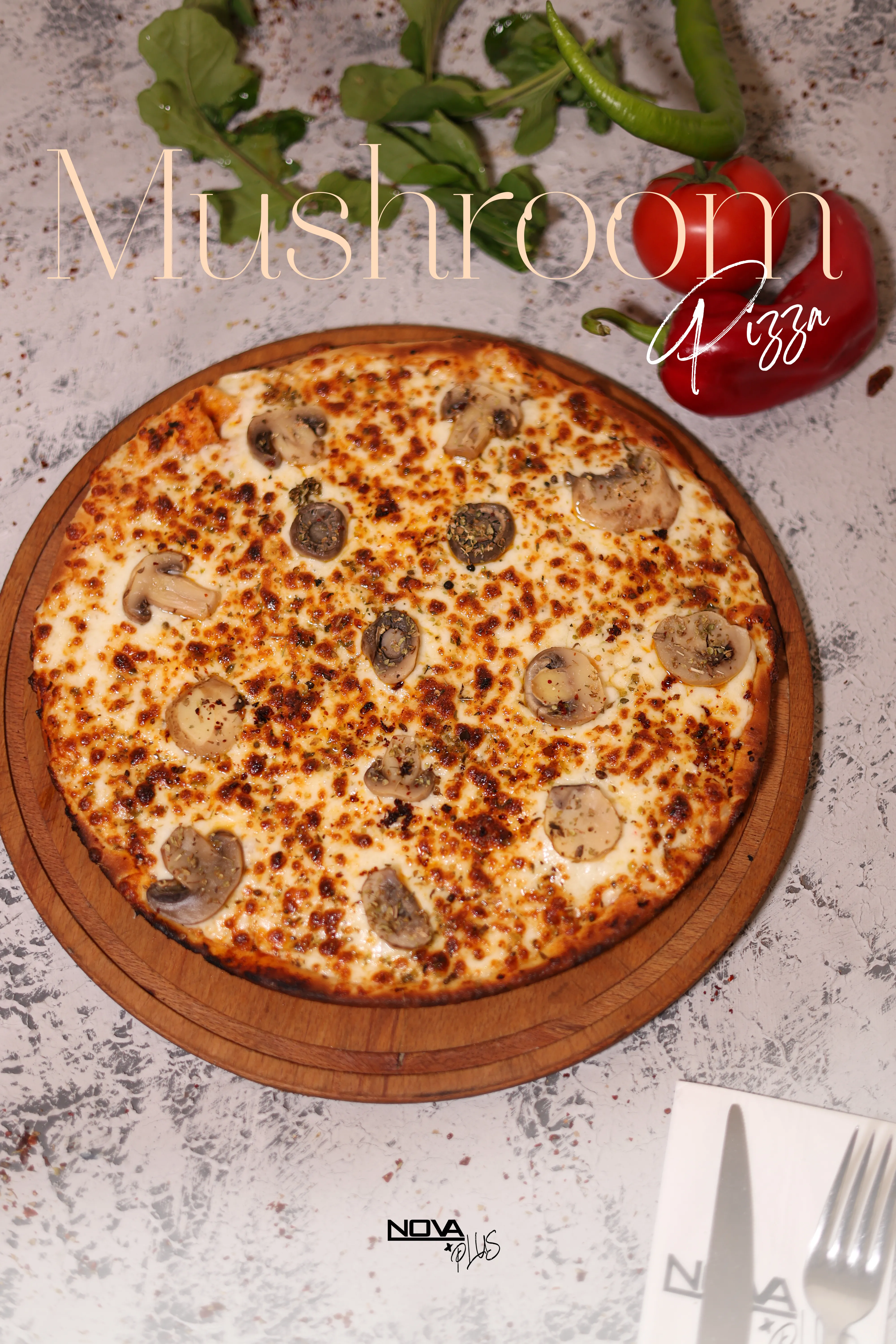 MUSHROOM PİZZA