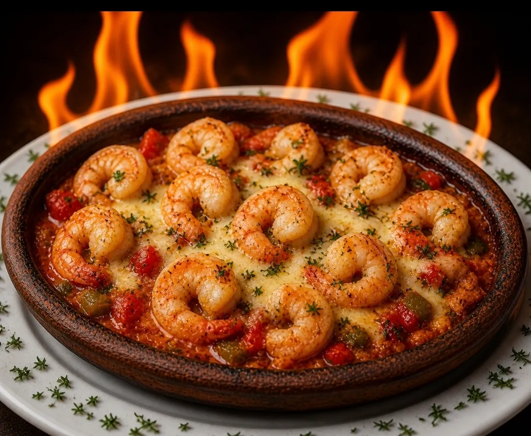 KARİDES GÜVEÇ ( SHRIMPS CASSROLLE )