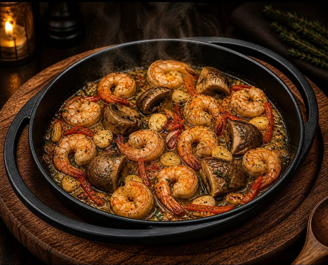 TEREYAĞLI SARIMSAKLI KARİDES ( SHRIMPS GARLIC BUTTER )