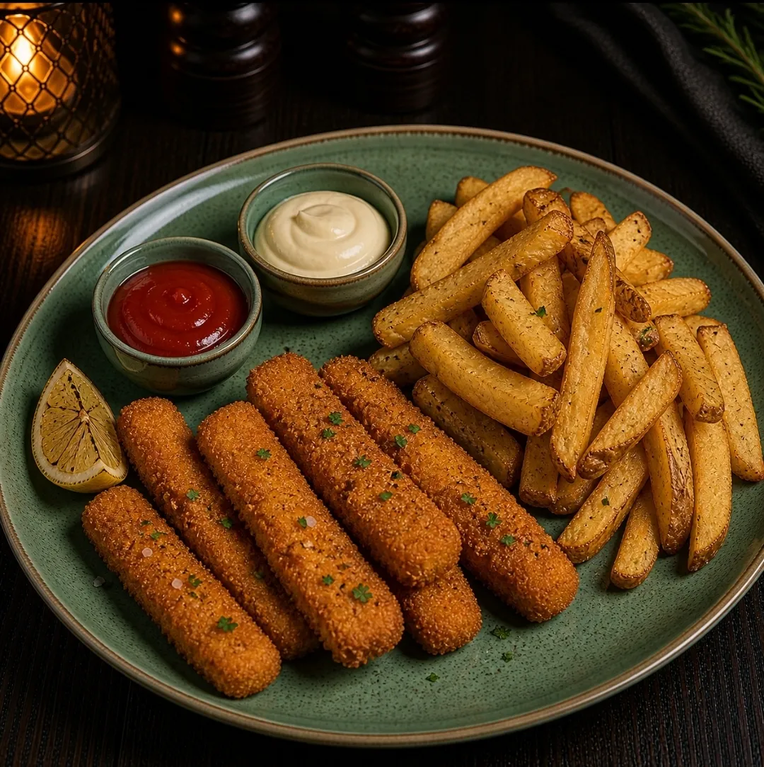 FISH FINGERS & CHIPS