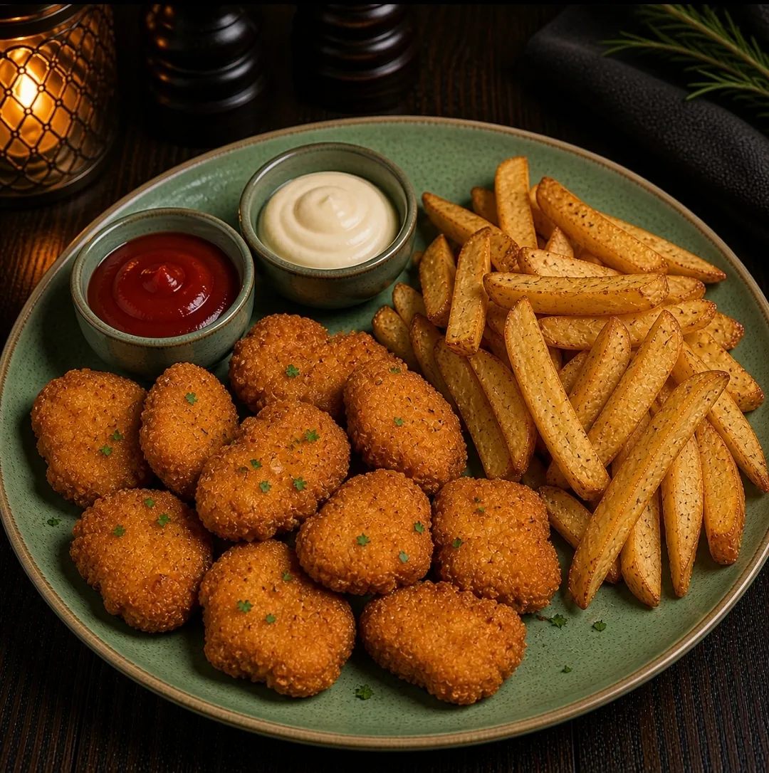 CHICKEN NUGGET & CHIPS