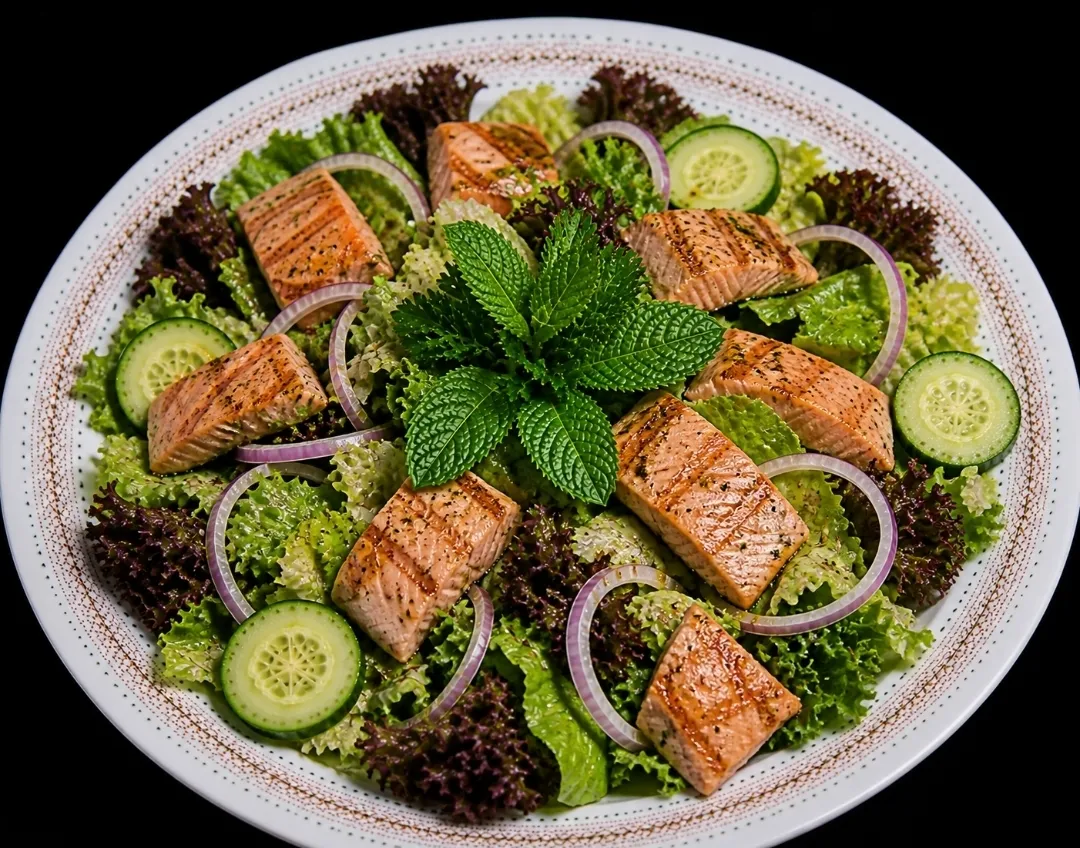 SALMON SALAD ( SOMONLU SALATA )