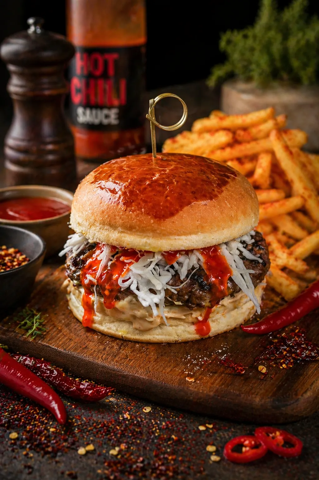 HOT CHILI BURGER