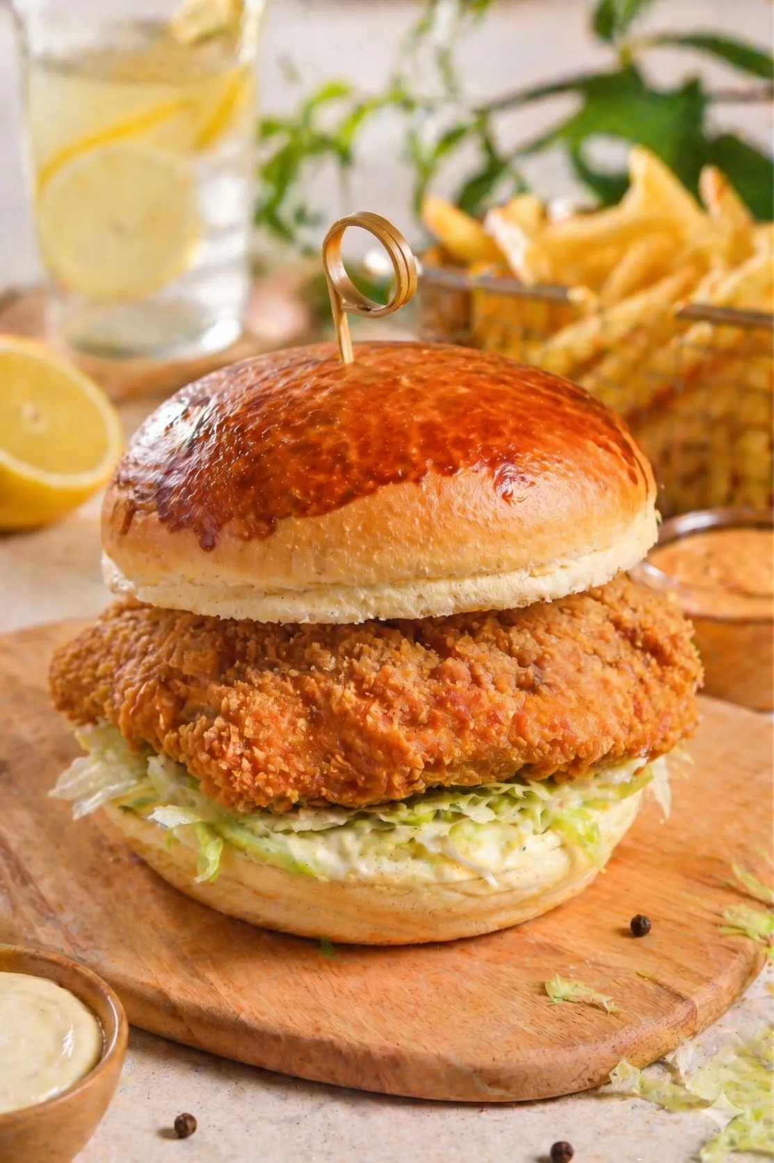 CRISPY CHICKEN BURGER