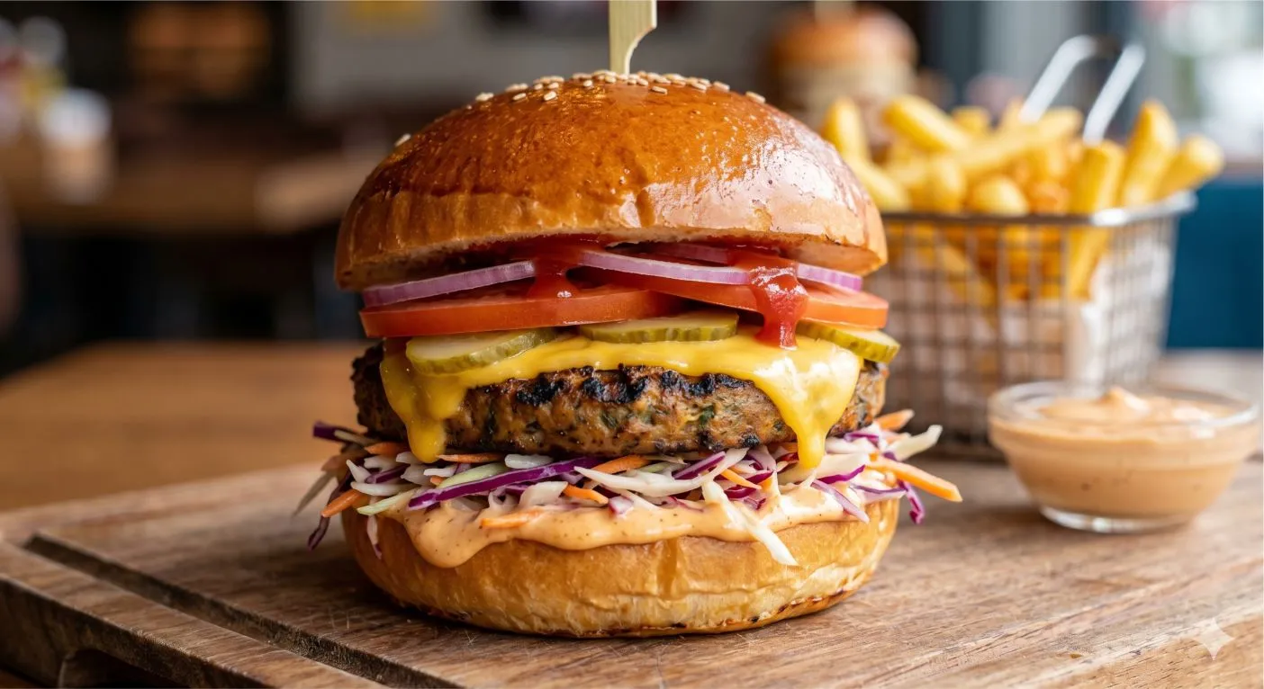VEGGIE CHEESEBURGER