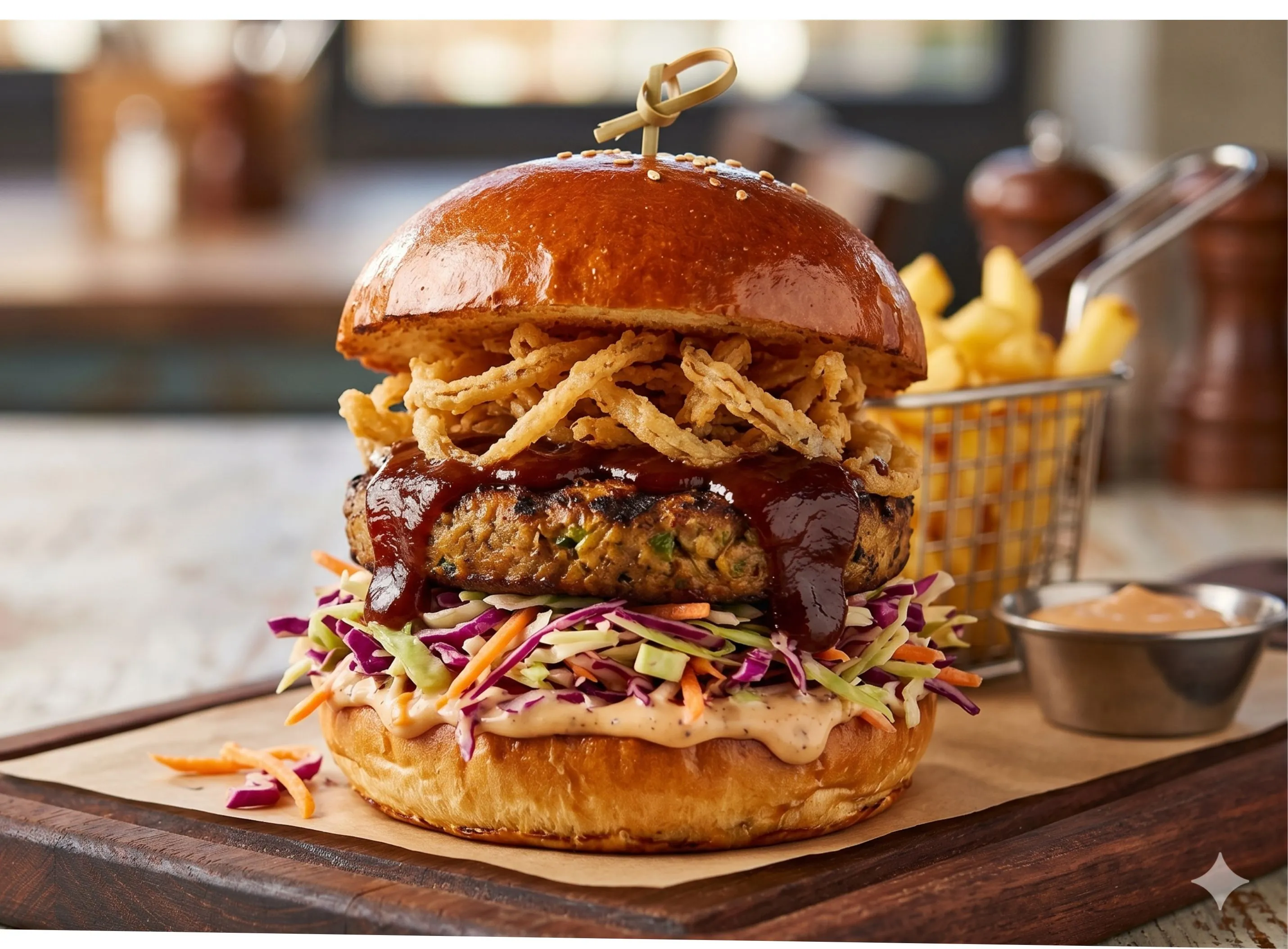VEGGIE SMOKY BURGER