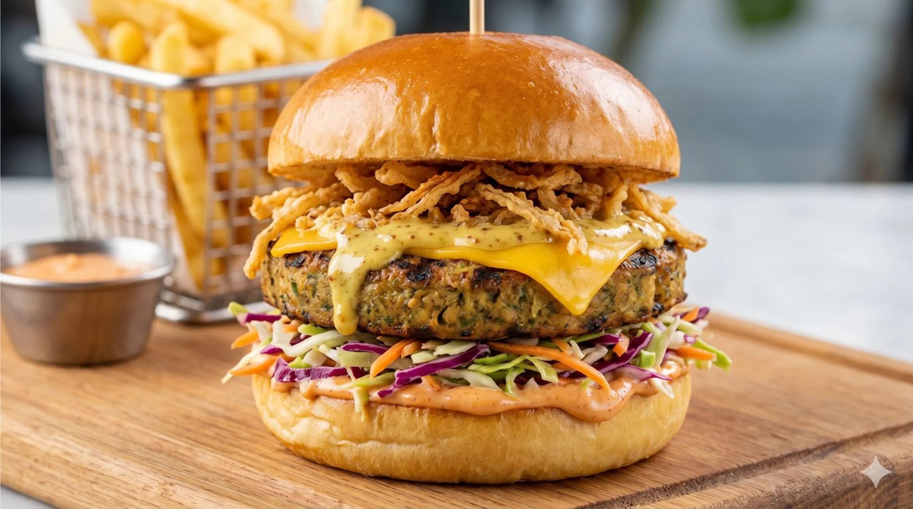 VEGGIE SWEET HONEY MUSTARD BURGER