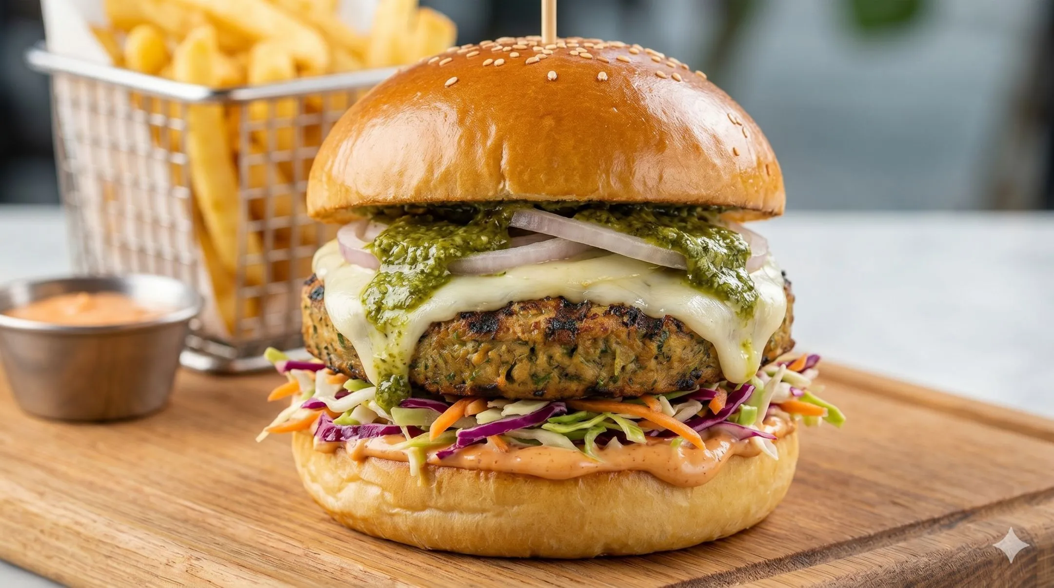 VEGGIE CREAMY PESTO SOS
