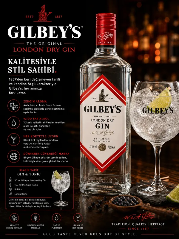 GILBEY’S 5 cl