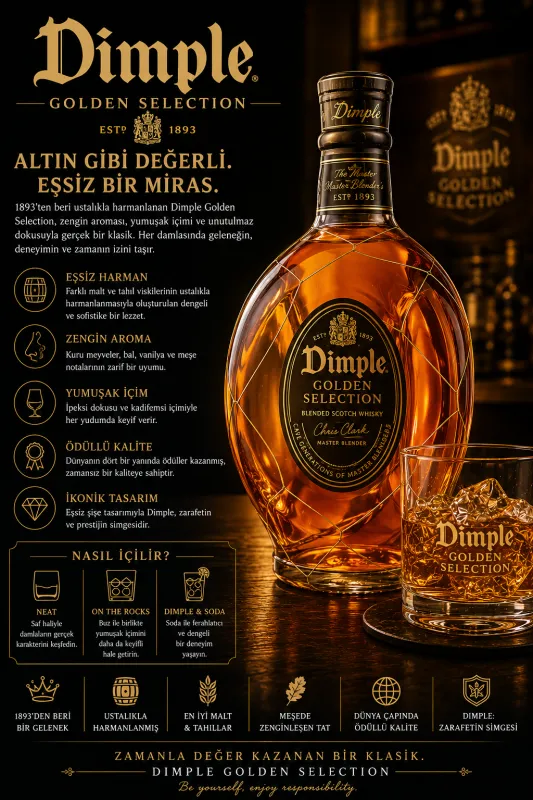 DIMPLE GOLDEN 5 cl