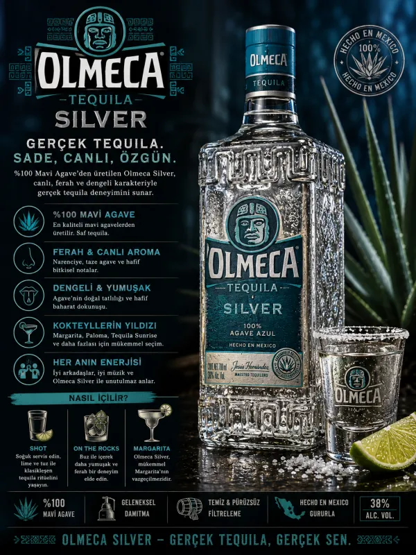 TEQUILA OLMECA SILVER