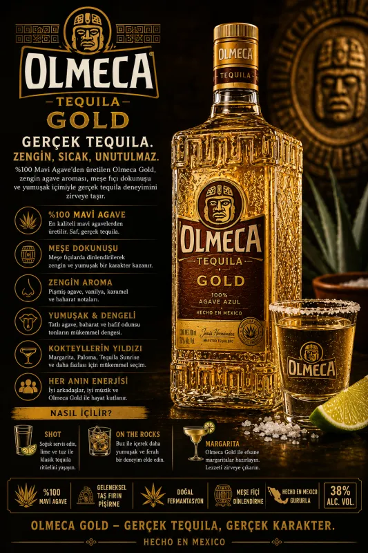 TEQUILA OLMECA GOLD