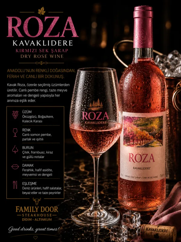 ROSE WINE ( PEMBE ŞARAP )
