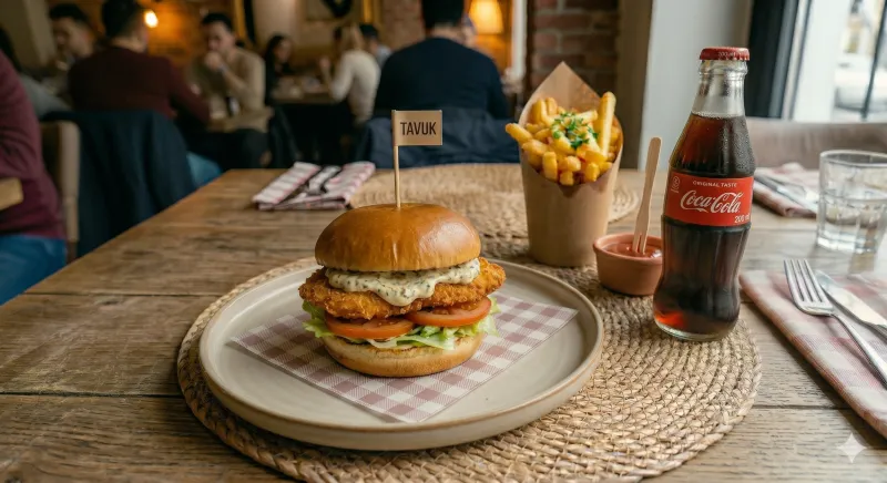 TAVUK BURGER MENÜ