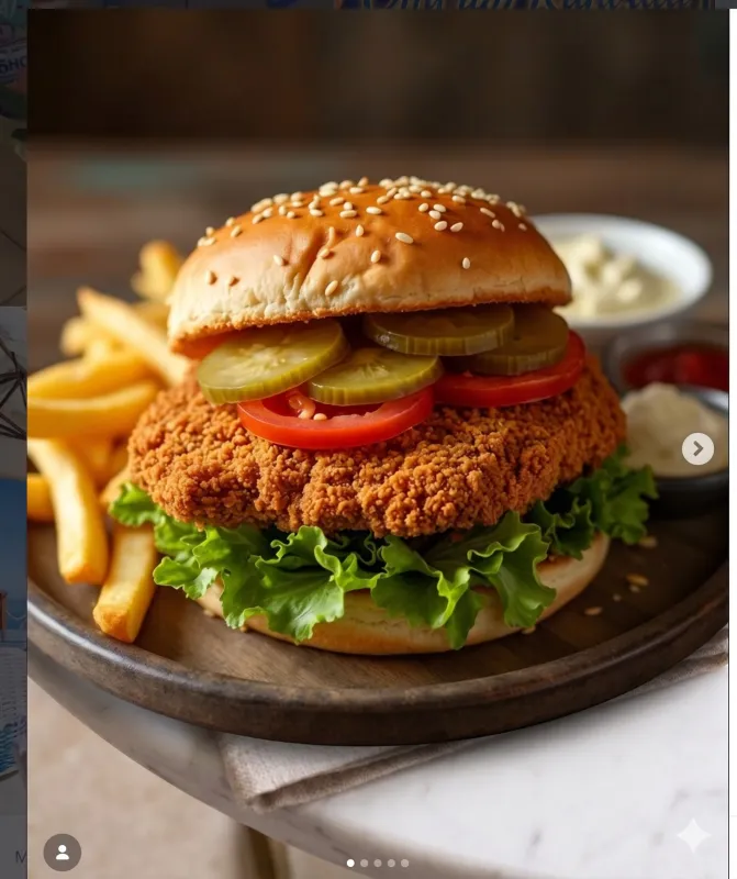 CHİCKEN BURGER