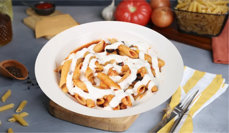 KIYMALI YOĞURTLU PENNE