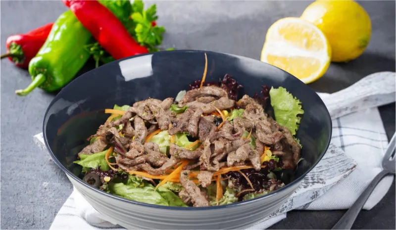 SICAK BONFİLELİ SALATA