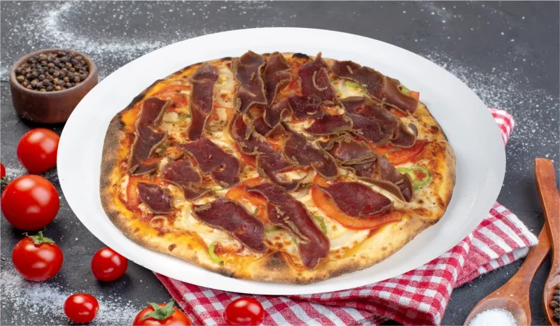 PASTIRMALI PİZZA BÜYÜK