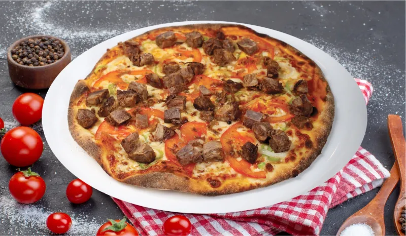 KAVURMALI PİZZA BÜYÜK