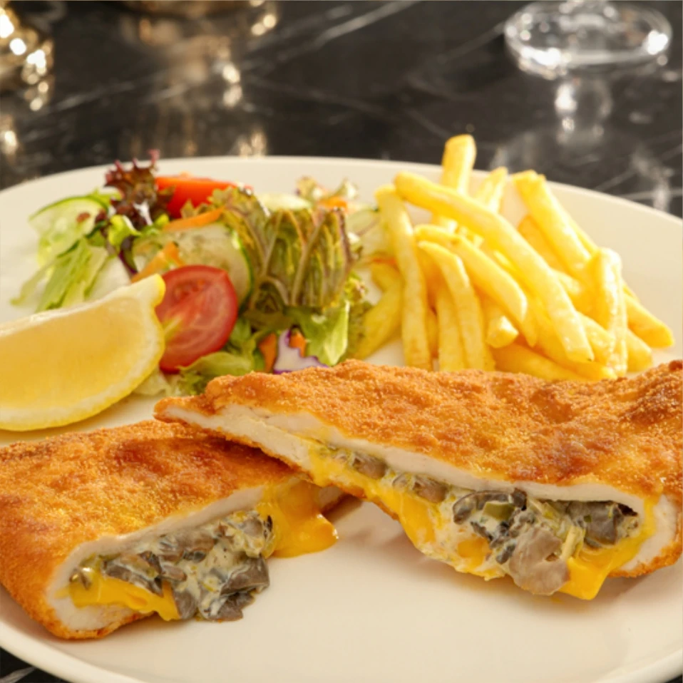 MANTAR SOSLU TAVUK ŞİNİTZEL