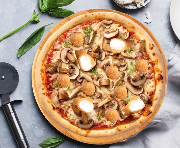MANTARLI TAVUKLU PİZZA