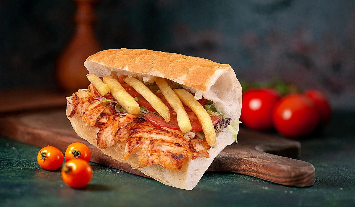 TAVUK DÖNER YARIM EKMEK ARASI 100 GR