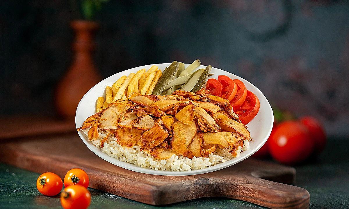 PORSİYON PİLAV ÜSTÜ TAVUK DÖNER 200 GR