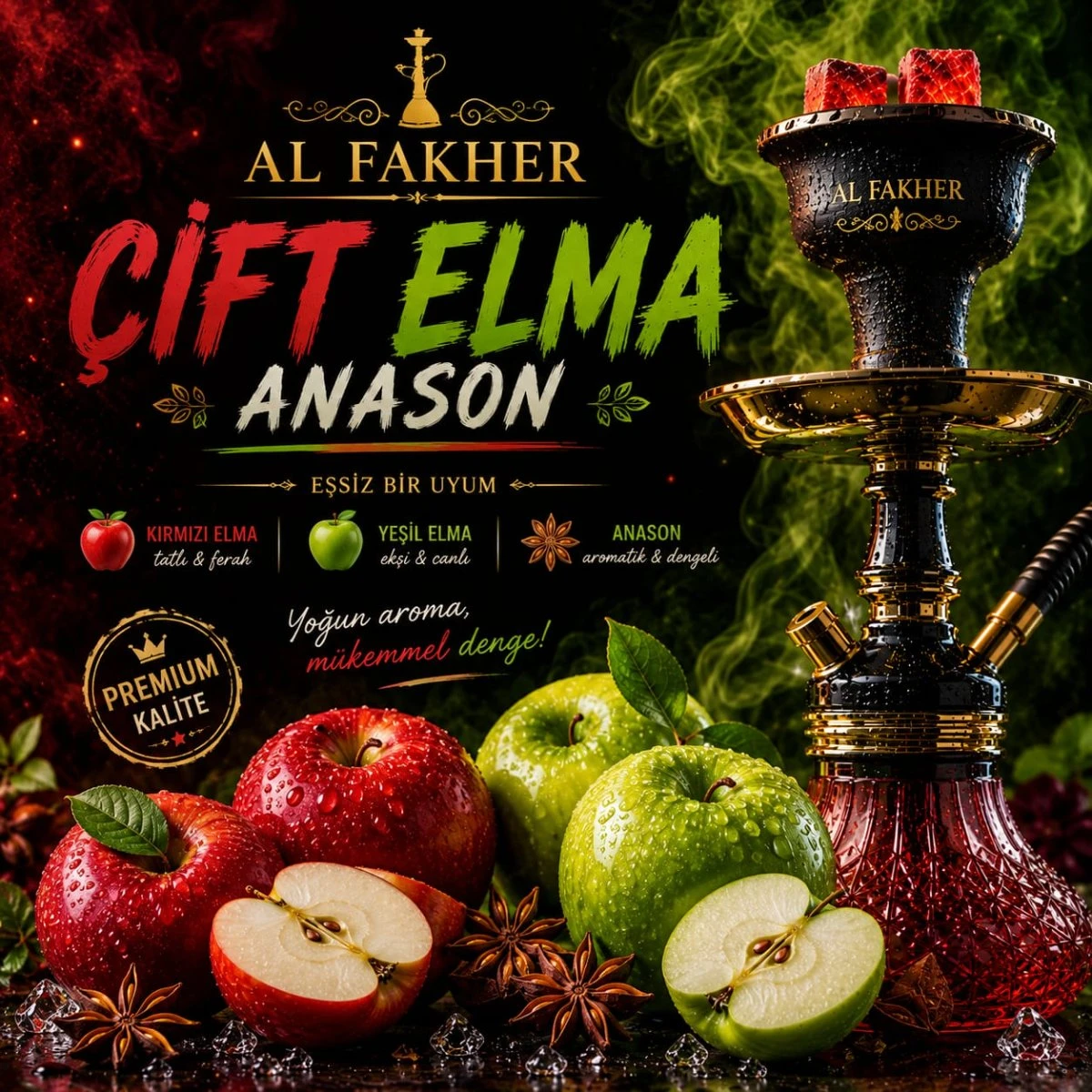 AL FAKHER ÇİFT ELMA