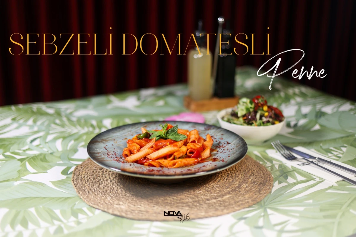 SEBZELİ DOMATESLİ PENNE