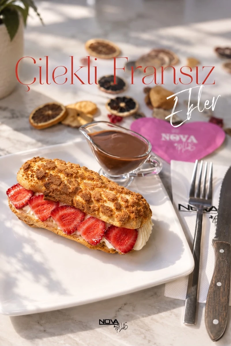 ÇİLEKLİ FRANSIZ EKLER