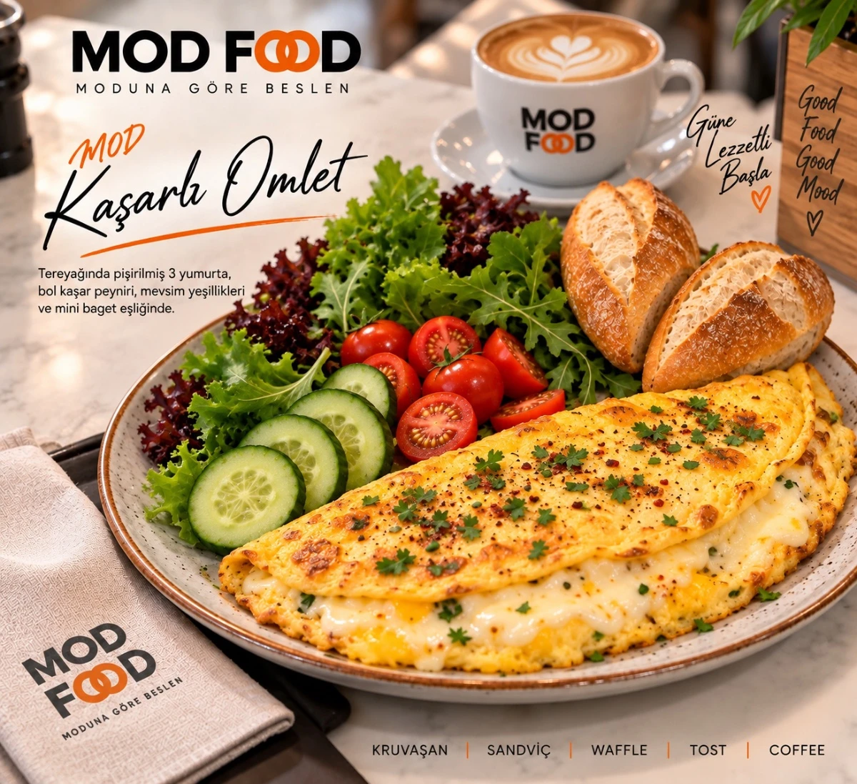 MOD KAŞARLI OMLET