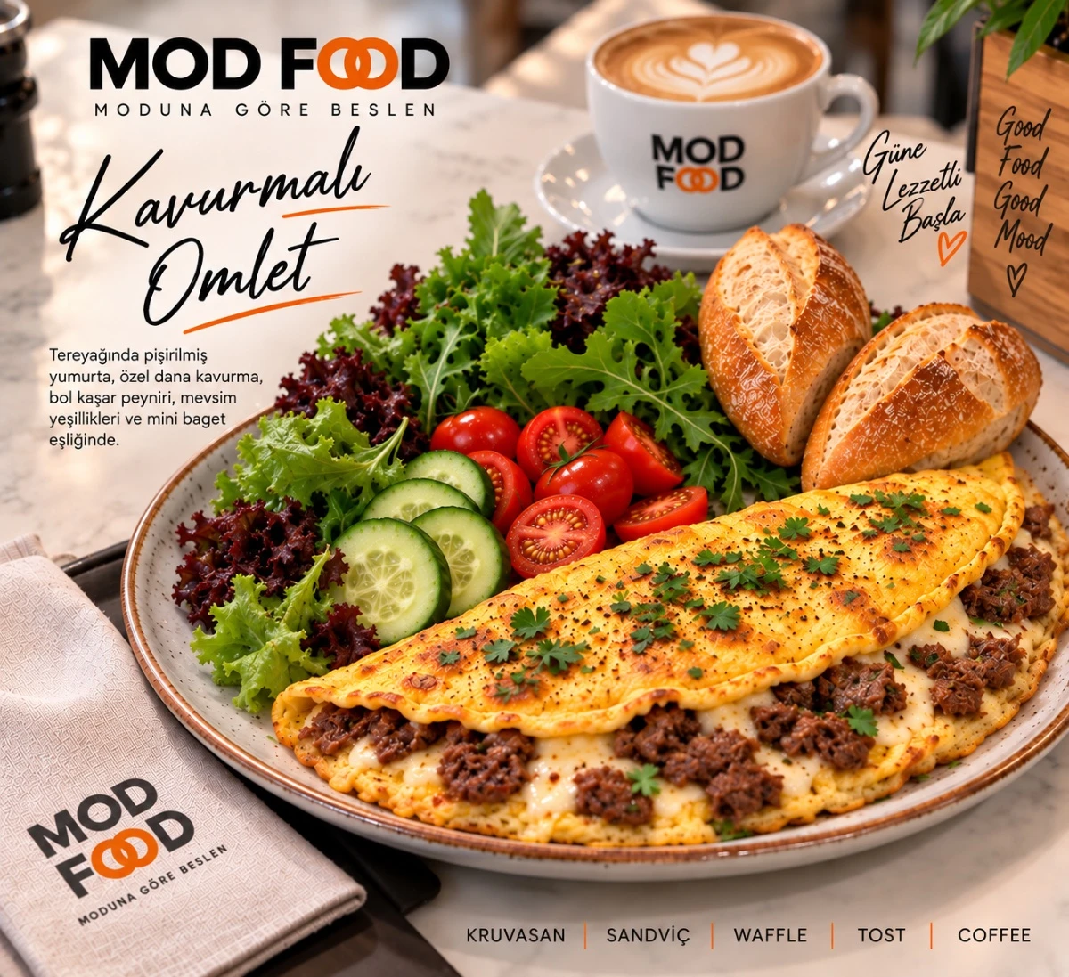 MOD KAVURMALI OMLET